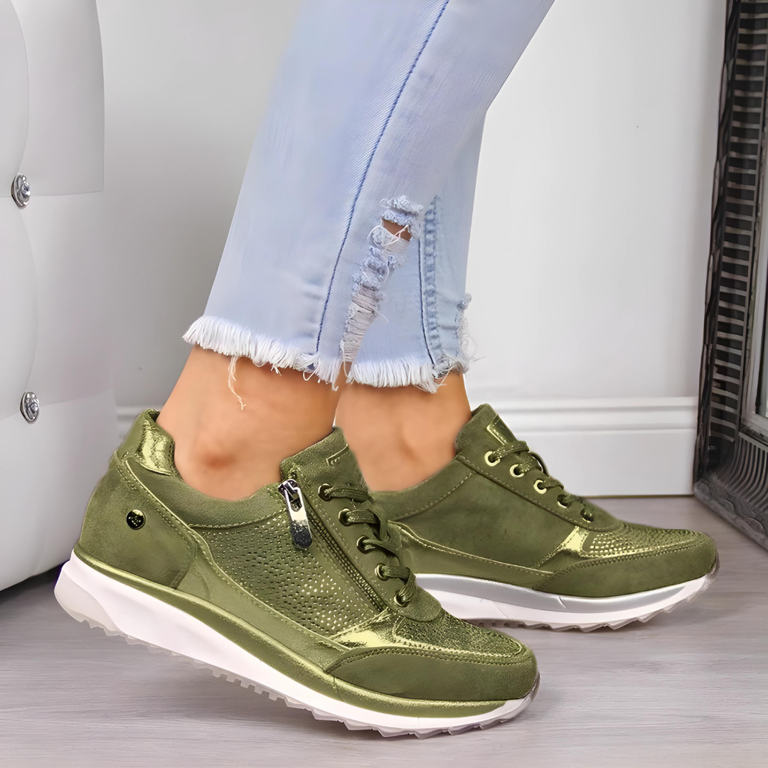 Damen Freizeitsneaker Glitzer