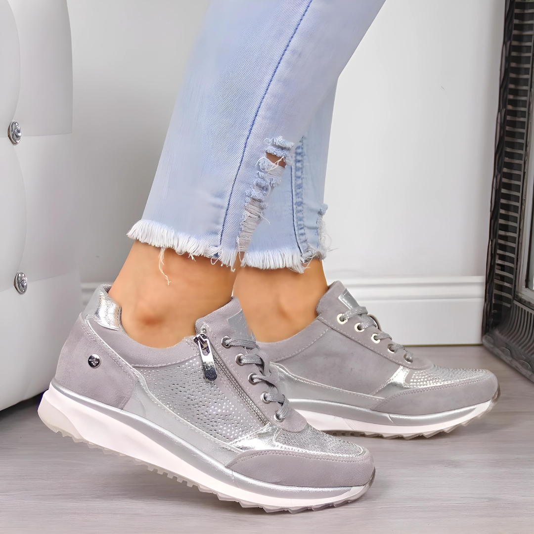Damen Freizeitsneaker Glitzer