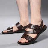 Tristan - Atmungsaktive Ledersandalen