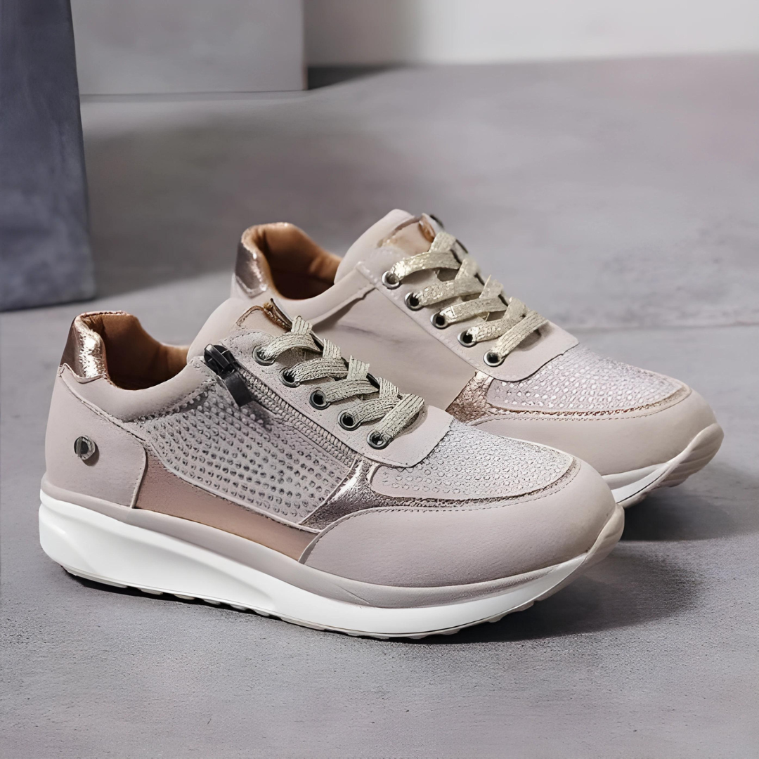 Damen Freizeitsneaker Glitzer