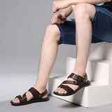 Tristan - Atmungsaktive Ledersandalen