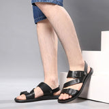 Tristan - Atmungsaktive Ledersandalen