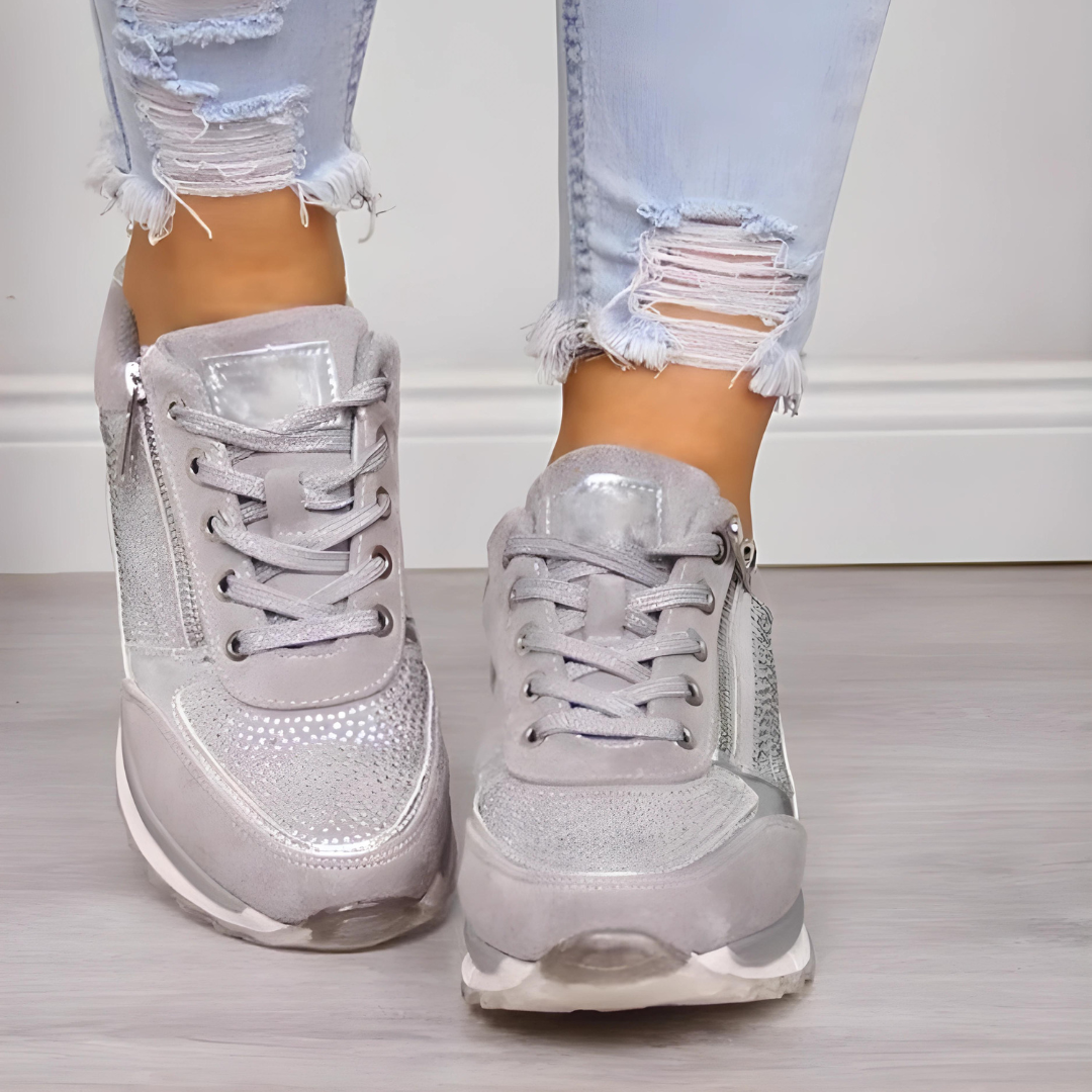Damen Freizeitsneaker Glitzer