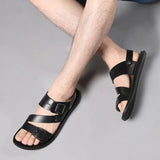Tristan - Atmungsaktive Ledersandalen