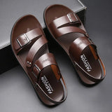 Tristan - Atmungsaktive Ledersandalen