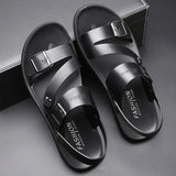 Tristan - Atmungsaktive Ledersandalen