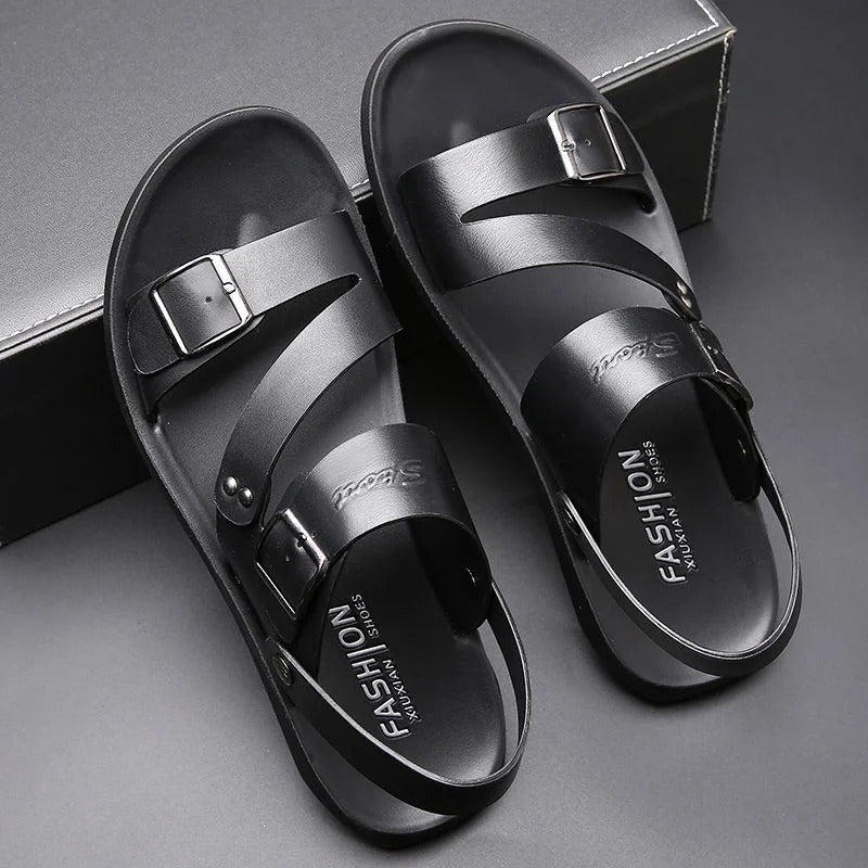 Tristan - Atmungsaktive Ledersandalen