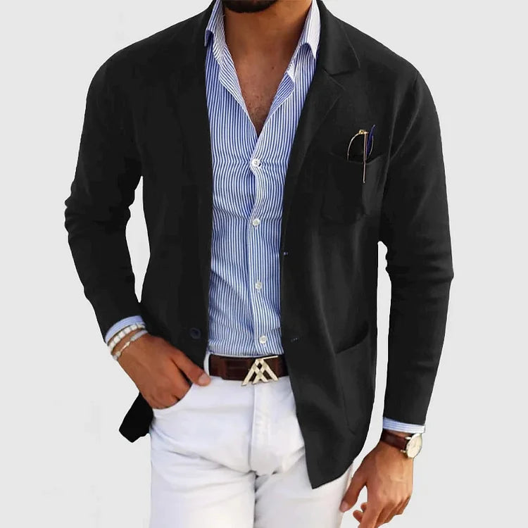 Ottmar - Warme Herren-Strickjacke