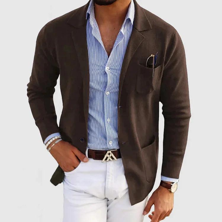 Ottmar - Warme Herren-Strickjacke