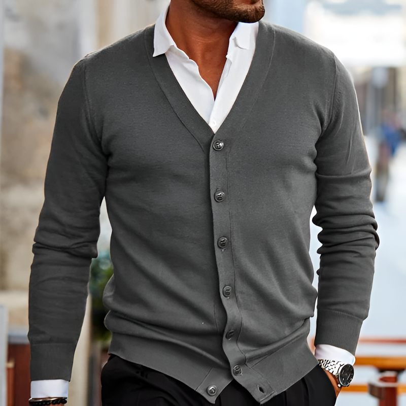 Thoma - Retro Herren Strickjacke